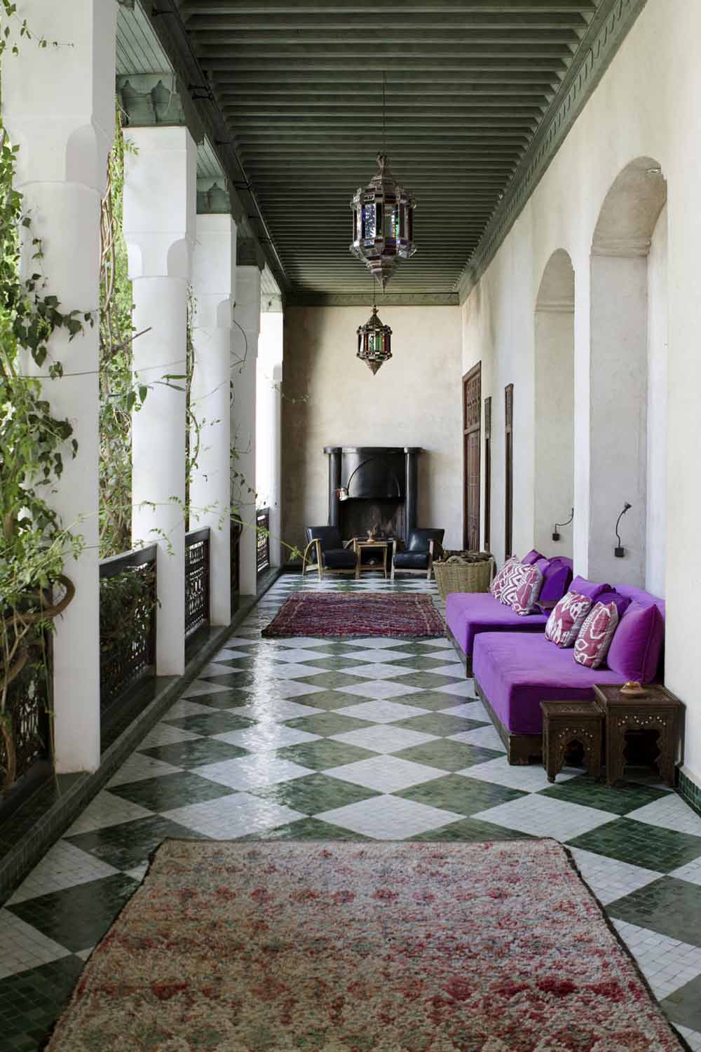 Interiors photographer Ruth Maria photographs El Fenn boutique hotel riad in Marrakech